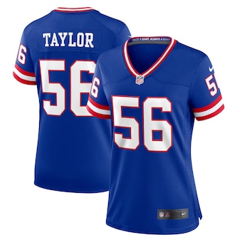 womens nike lawrence taylor royal new york giants classic re